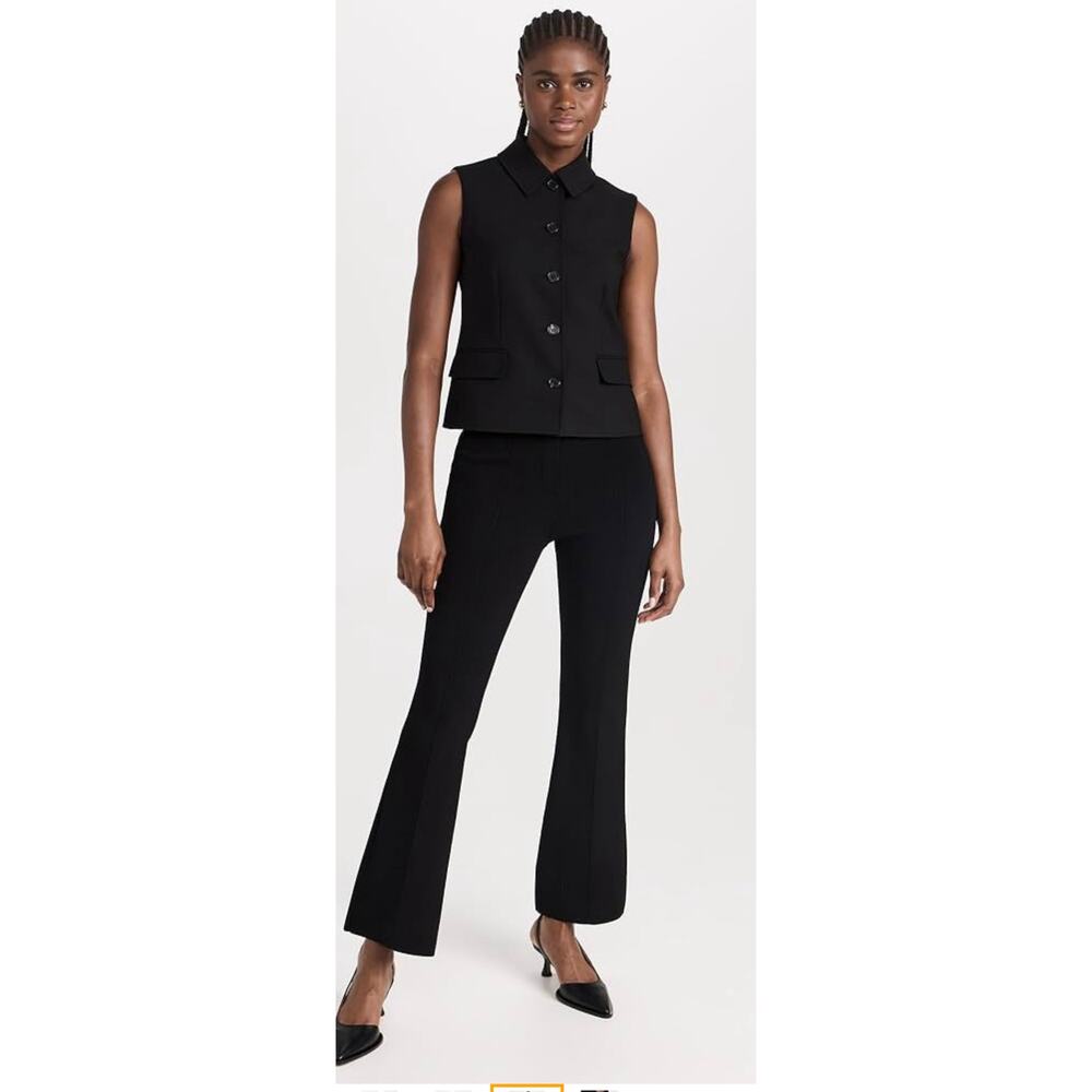 Theory Women's Tailored Vest, Black, 0 (NWOT) - Picture 2 of 8